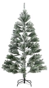 Umelý vianočný stromček Talvi 180 cm zelený so snehom a čiernym stojanom