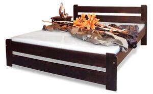 Maxi-Drew Manželská posteľ EUREKA (orech) aj v rozmere 160x200 s roštom - 200 x 80 cm + rošt