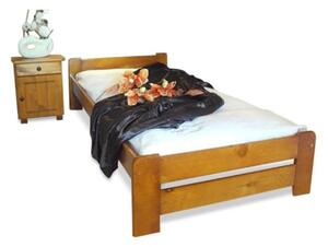 Maxi-Drew Manželská posteľ EURO (jelša) - 200 x 80 cm + rošt