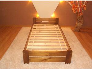 Maxi-Drew Manželská posteľ EURO (dub) aj v rozmere 160x200 s roštom - 200 x 80 cm + rošt