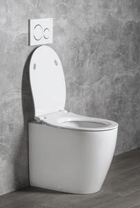 Isvea, SENTIMENTI stojace WC, Rimless, 36x52 cm, biela (SmartFixPlus), 10SM10004SV