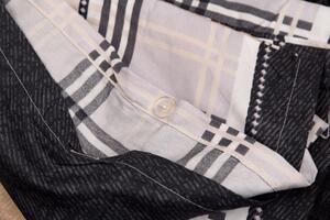 Bavlnené obliečky FERNANDEZ béžové + obliečka na vankúšik 40 x 50 cm zadarmo