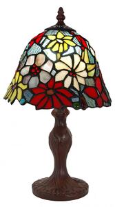 Tiffany lampa stolná 35*Ø22 FLOWERS
