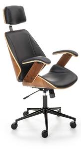 Kancelárska stolička IGNAZIO - orech / čierna