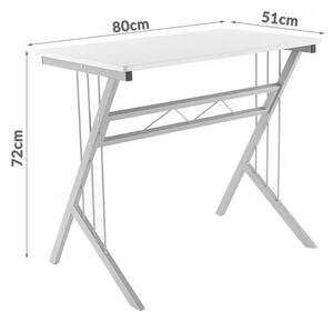 Kancelársky stôl B-120 farba biela