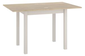 Rozkladací jedálenský stôl FLIP 80(160)X80 cm, dub Cremona Torro/kašmír