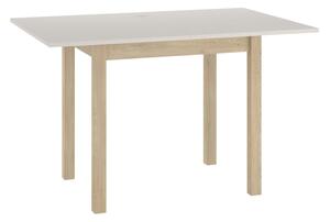 Rozkladací jedálenský stôl FLIP 80(160)X80 cm, kašmír/dub Cremona Torro