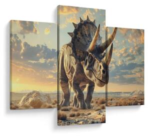 Obraz - Triceratops (90x60 cm)