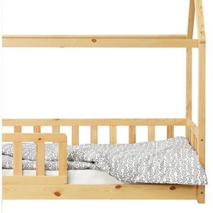 Detská posteľ Marli 80 x 160 cm s lamelovým roštom v prírodnom prevedení