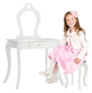 Detský toaletný stolík FAIRY DREAM biely PHO0397