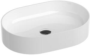 Ravak Ceramic umývadlo 55x37 cm oválny biela XJX01155001