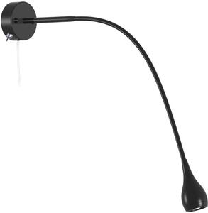 Nordlux Drop nástenná lampa 1x3 W čierna 320130
