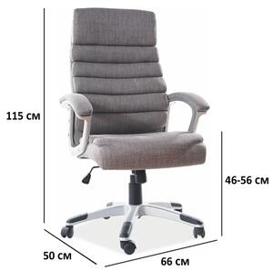 Kancelárska stolička Q-087 sivý materiál