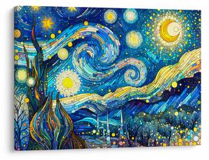 Obraz – Mozaika hviezdnej noci (70x50 cm)