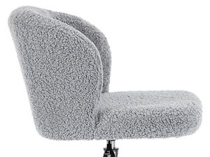 Kancelárska stolička Dolly sivá z ovčej vlny