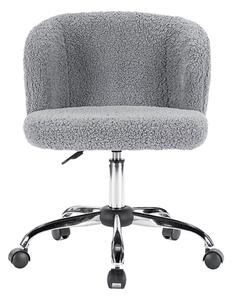 Kancelárska stolička Dolly sivá z ovčej vlny