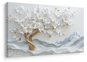 Obraz – 3D elegantný strom života (90x60 cm)