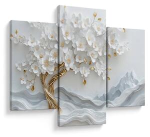 Obraz – 3D elegantný strom života (90x60 cm)