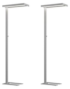 Stojacie Lampa Arcchio, Logan, stmievateľné, Metalická, Pracovňa, Hliník, Moderný