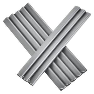 PVC ochranný pás 3ks - svetlosivá