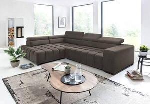 ROHOVÁ SEDAČKA, textil, hnedá Livetastic - Sedačky, Online Only