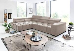ROHOVÁ SEDAČKA, textil, béžová Livetastic - Sedačky, Online Only