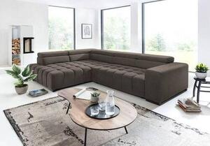 ROHOVÁ SEDAČKA, textil, hnedá Livetastic - Sedačky, Online Only