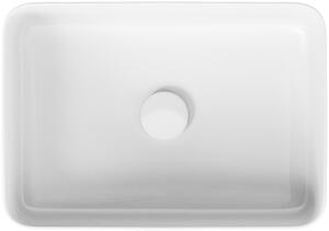Cersanit Crea umývadlo 49.5x34.5 cm obdĺžnik pultové umývadlo biela K114-001-BOX