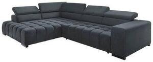 ROHOVÁ SEDAČKA, textil, tmavosivá Livetastic - Sedačky, Online Only