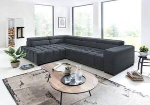 ROHOVÁ SEDAČKA, textil, tmavosivá Livetastic - Sedačky, Online Only