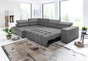 ROHOVÁ SEDAČKA, textil, sivá Livetastic - Sedačky, Online Only