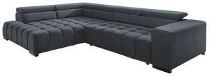 ROHOVÁ SEDAČKA, textil, tmavosivá Livetastic - Sedačky, Online Only