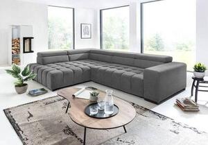 ROHOVÁ SEDAČKA, textil, sivá Livetastic - Sedačky, Online Only