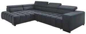 ROHOVÁ SEDAČKA, textil, tmavosivá Livetastic - Sedačky, Online Only