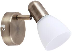Rabalux Soma nástenná lampa 1x40 W biela-hnedá 6306