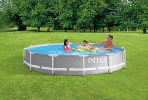 Nadzemný záhradný bazén 366 cm Sivá