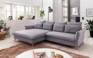 ROHOVÁ SEDAČKA, textil, svetlosivá Livetastic - Sedačky, Online Only