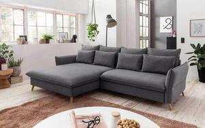 ROHOVÁ SEDAČKA, textil, sivá Livetastic - Sedačky, Online Only