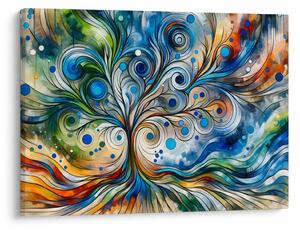 Obraz – Farebný energetický strom (70x50 cm)