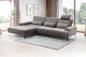 ROHOVÁ SEDAČKA, textil, sivohnedá Livetastic - Sedačky, Online Only