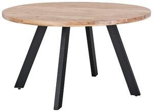 JEDÁLENSKÝ STÔL, akácia, prírodná farba, 130/130/76 cm Livetastic - Jedálenské programy, Online Only