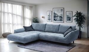 ROHOVÁ SEDAČKA, textil, modrá Livetastic - Sedačky, Online Only