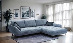 ROHOVÁ SEDAČKA, textil, modrá Livetastic - Sedačky, Online Only