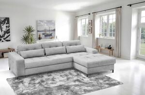 ROHOVÁ SEDAČKA, textil, svetlosivá Livetastic - Sedačky, Online Only