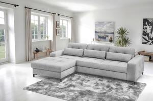 ROHOVÁ SEDAČKA, textil, svetlosivá Livetastic - Sedačky, Online Only