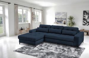 ROHOVÁ SEDAČKA, textil, tmavomodrá Livetastic - Sedačky, Online Only