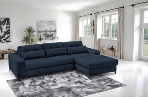 ROHOVÁ SEDAČKA, textil, tmavomodrá Livetastic - Sedačky, Online Only