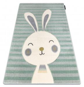 Dywany Łuszczów Detský kusový koberec Petit Rabbit green - 140x190 cm