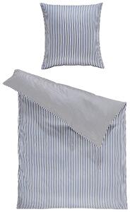 OBOJSTRANNÁ POSTEĽNÁ BIELIZEŇ, makosatén, antracitová, biela, 135/200 cm Janine - Online Only bytové doplnky, Online Only