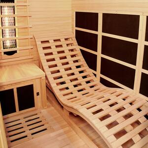 Infračervená sauna/ tepelná kabína Esbjerg s triplexným vykurovacím systémom a drevom Hemlock